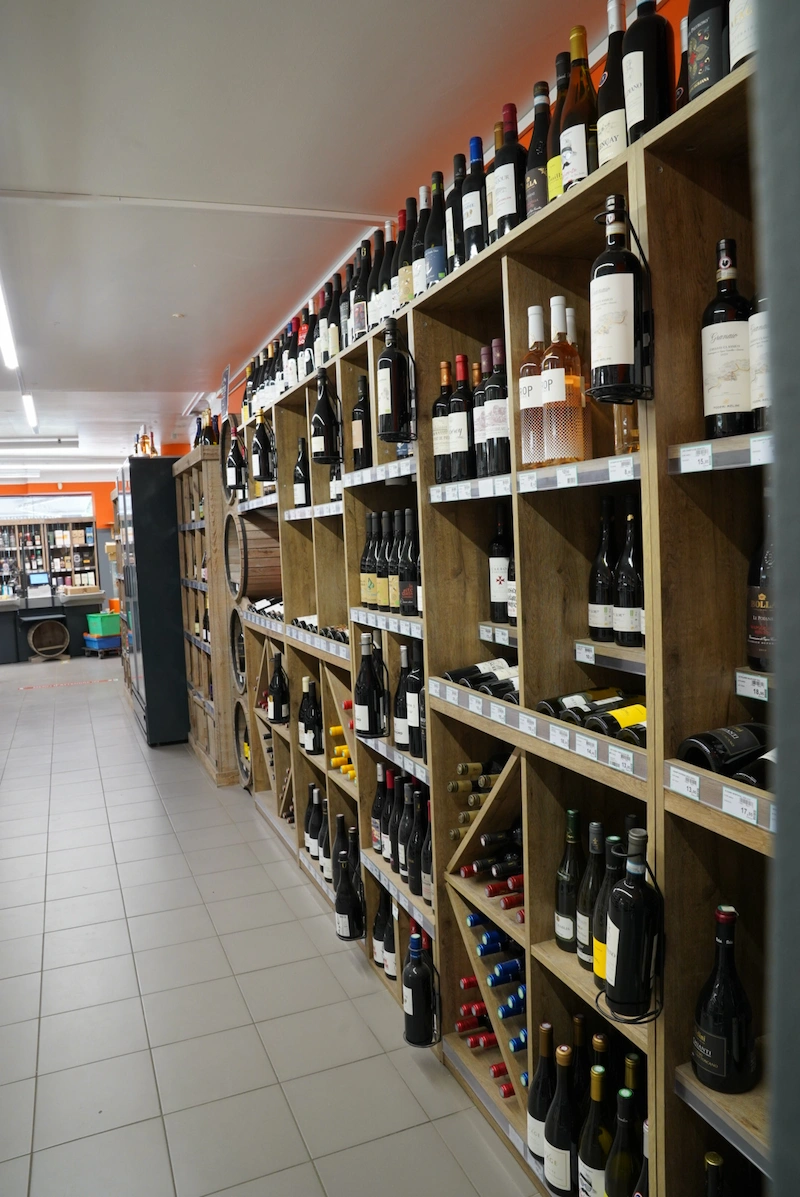 Sélection de vins, bières et spiritueux